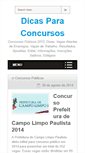 Mobile Screenshot of dicasparaconcursos.com.br